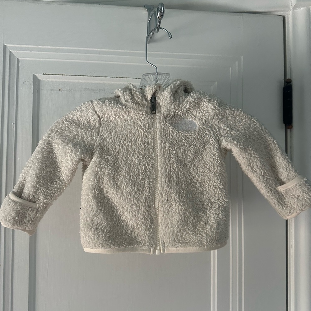 The North Face Cream Sherpa Jacket